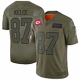 Nike Chiefs 87 Travis Kelce 2019 Olive Salute To Service Limited Jersey Dyin,baseball caps,new era cap wholesale,wholesale hats